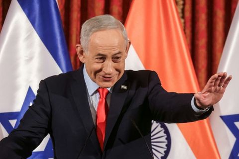 Israels Regierungschef Benjamin Netanjahu Ende Februar