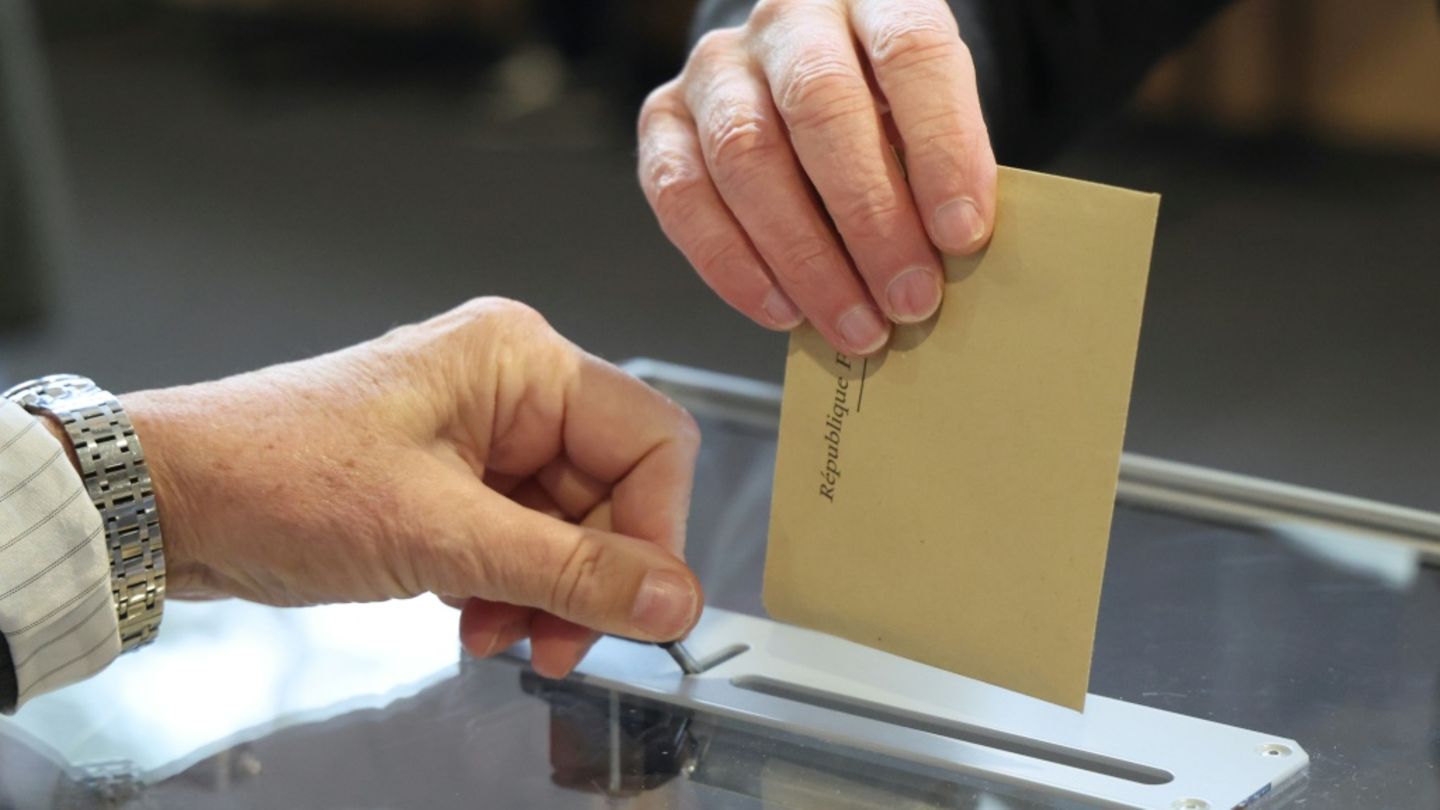 Stimmabgabe in Le Touquet