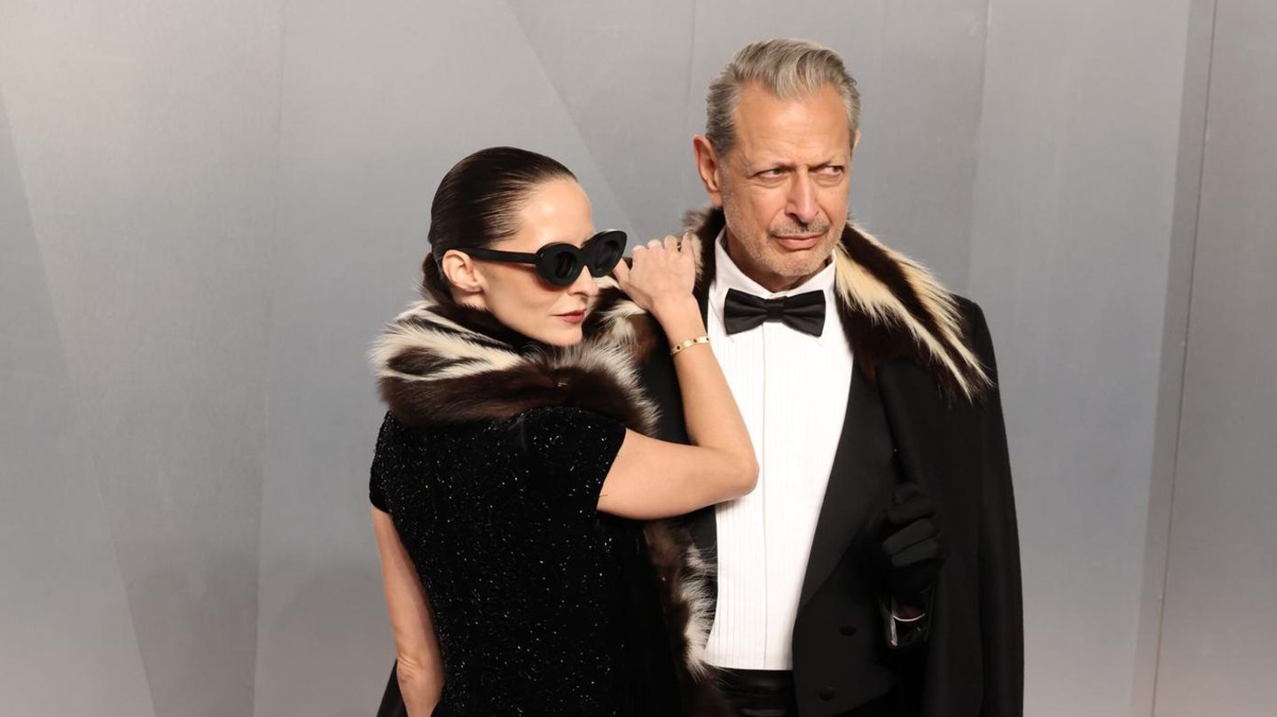 Oscars 2026: Jeff Goldblum und Frau bei der Party von Vanity Fair