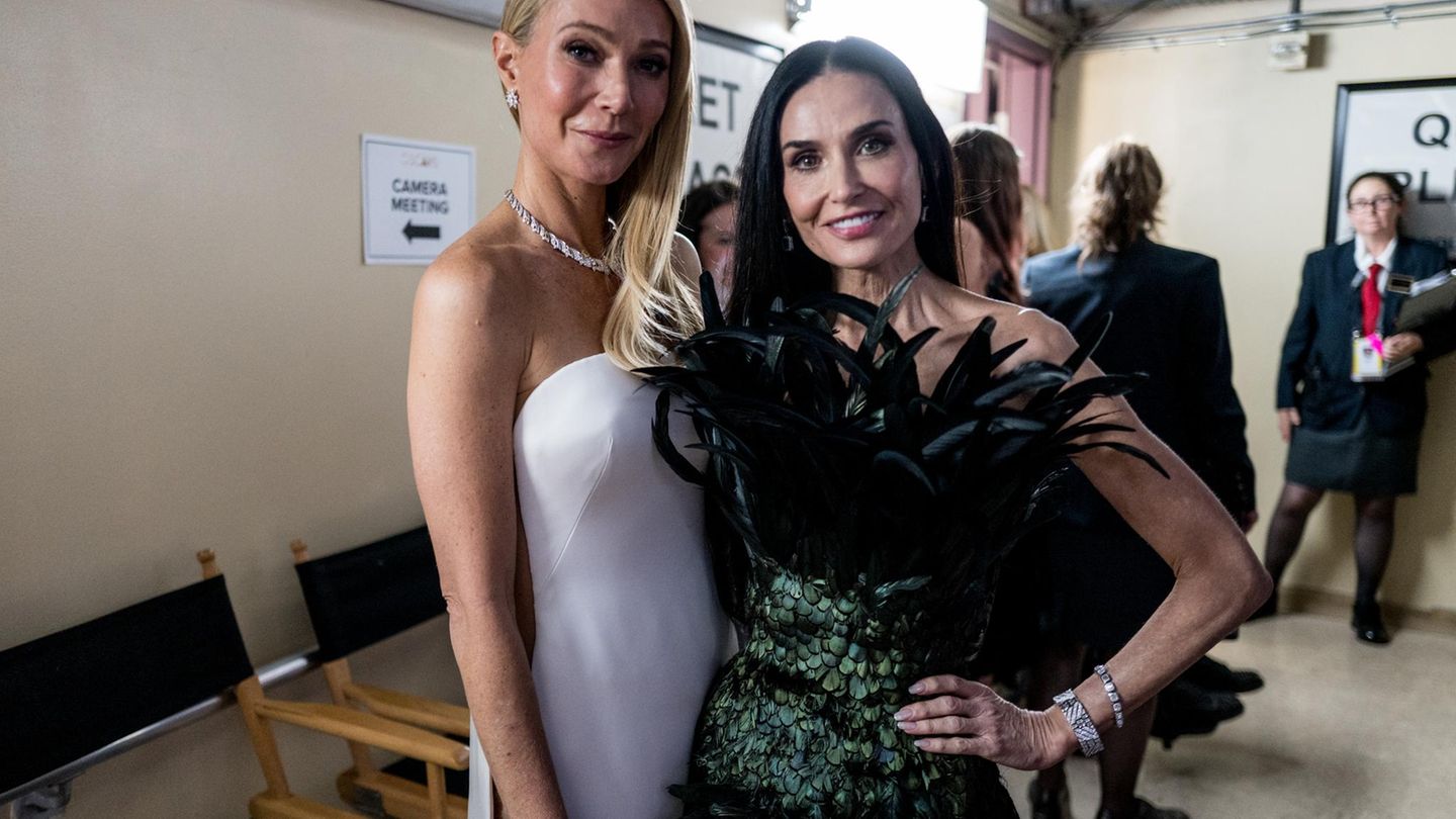 Oscars 2026: Gwyneth Paltrow und demi Moore backstage