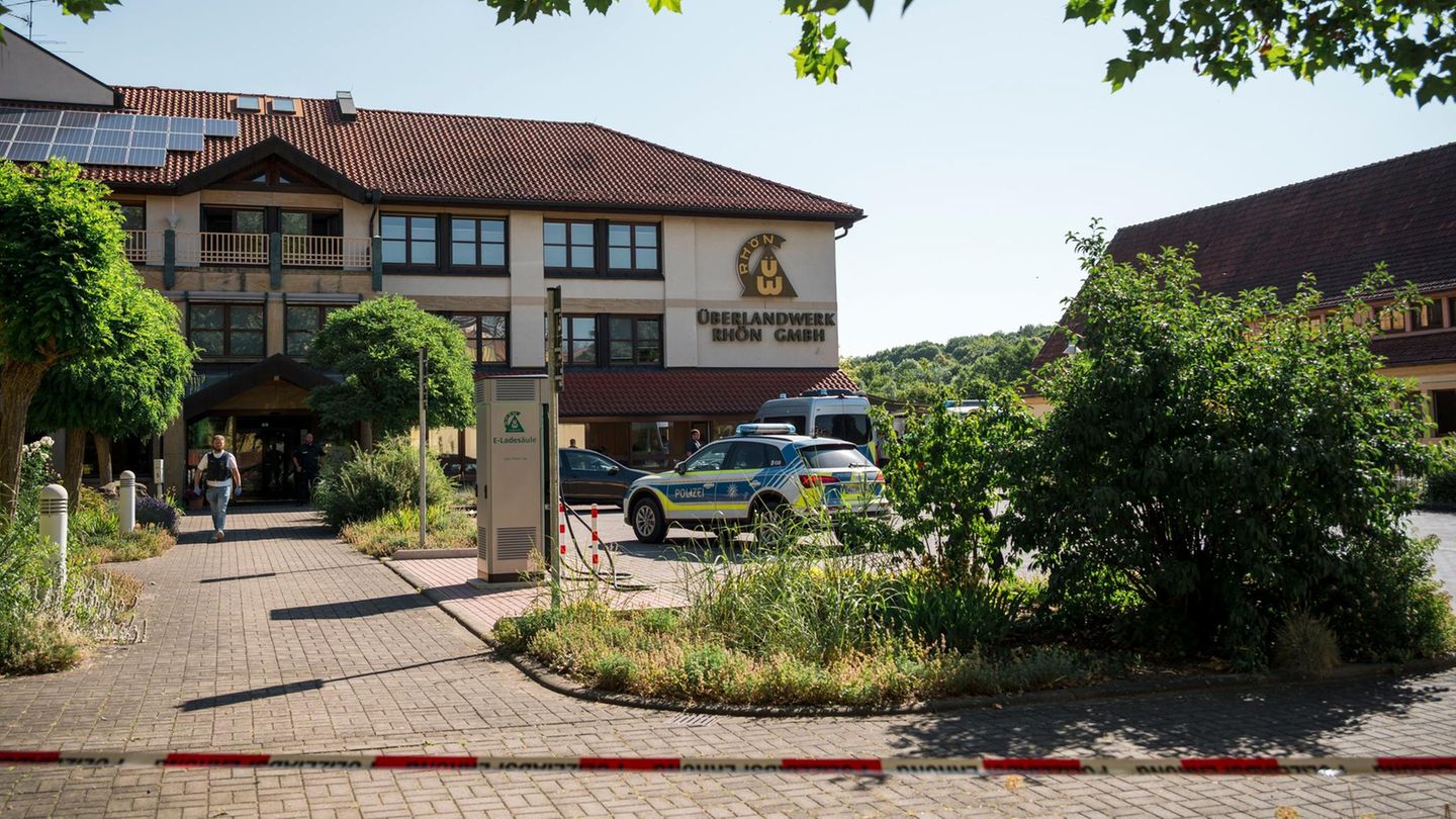 Der Tatort in Mellrichstadt, rund 40 Kilometer nördlich von Schweinfurt, am 1. Juli des vergangenen Jahres