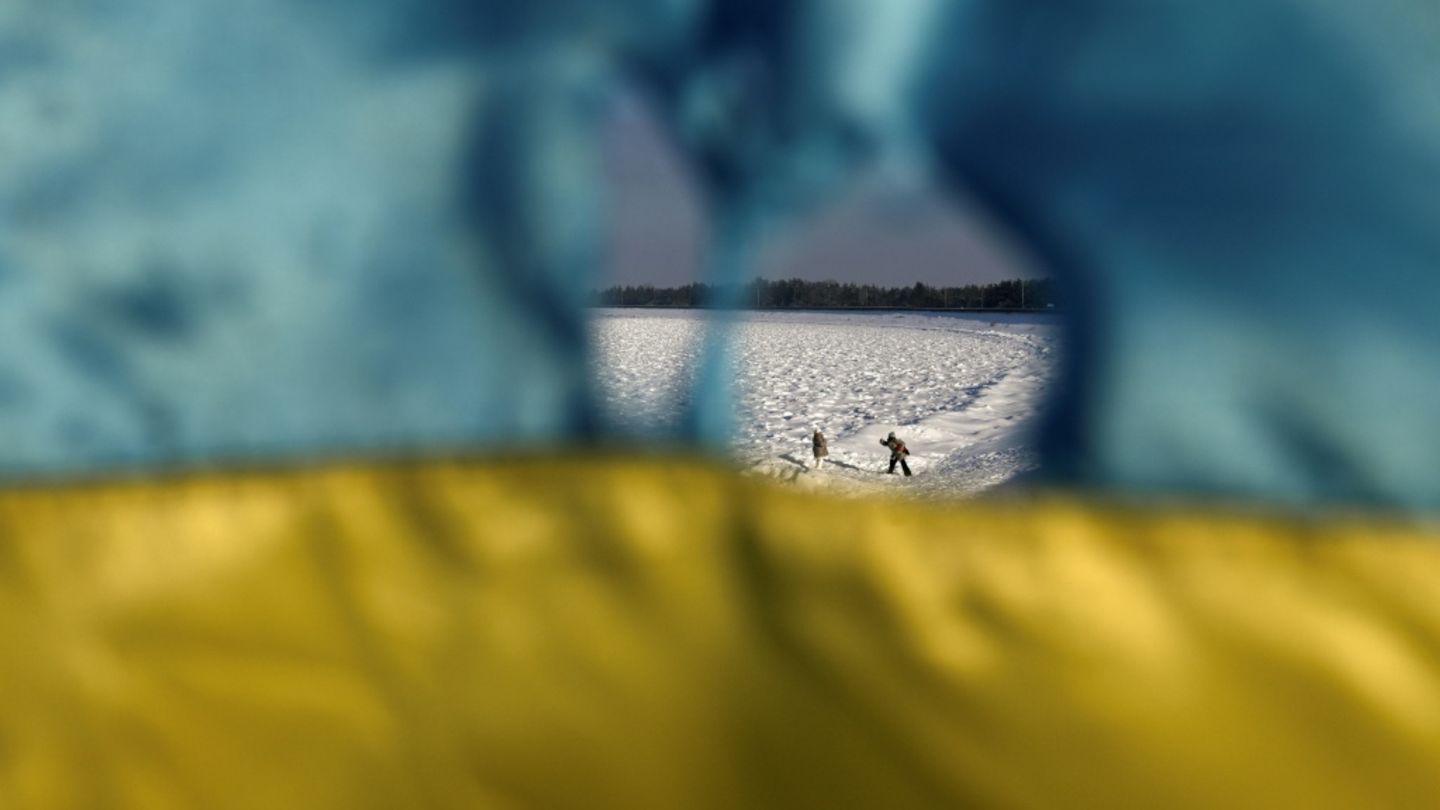 Ukrainische Flagge