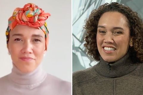 Nicole Büttner mit und ohne Haare