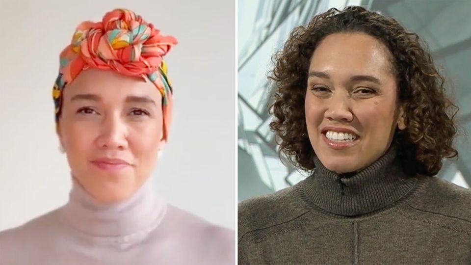 Nicole Büttner mit und ohne Haare