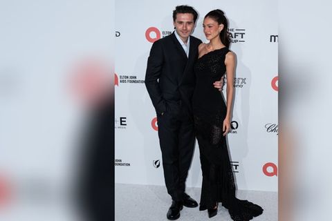 Brooklyn Beckham und seine Frau Nicola nahmen an der jährlichen Oscar-Viewing-Party der Elton John AIDS Foundation teil.