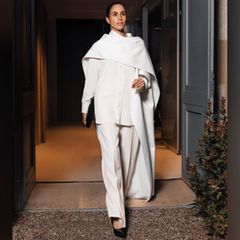 Herzogin Meghan im Herbst 2025 bei der Balenciaga-Show im Rahmen der Pariser Modewoche.