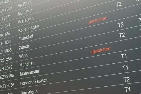 Streik Verdi Flugausfälle