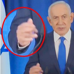 Ein Video von Benjamin Netanjahu in einem Coffee-Shop.