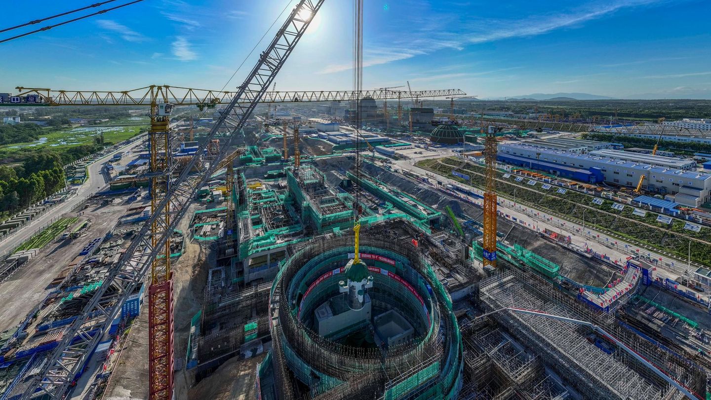 Lingong One in Chine im Bau