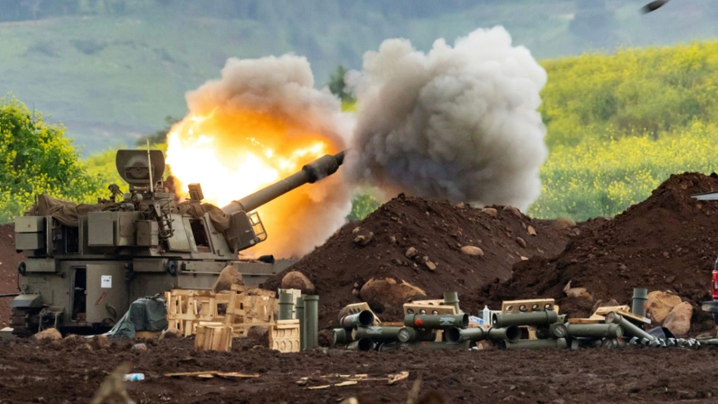 Israelische Haubitze feuert auf Ziele im Südlibanon