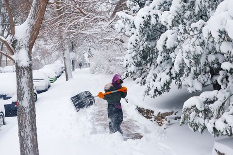 In Teilen der nördlichen USA fiel viel Schnee. Foto: Owen Ziliak/Wisconsin State Journal/AP/dpa