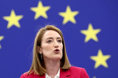 EU-Parlamentspräsidentin Roberta Metsola
