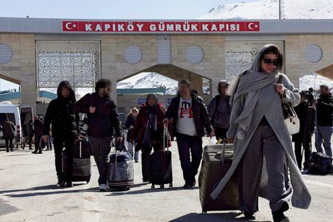 Türkische Grenze Kapiköy