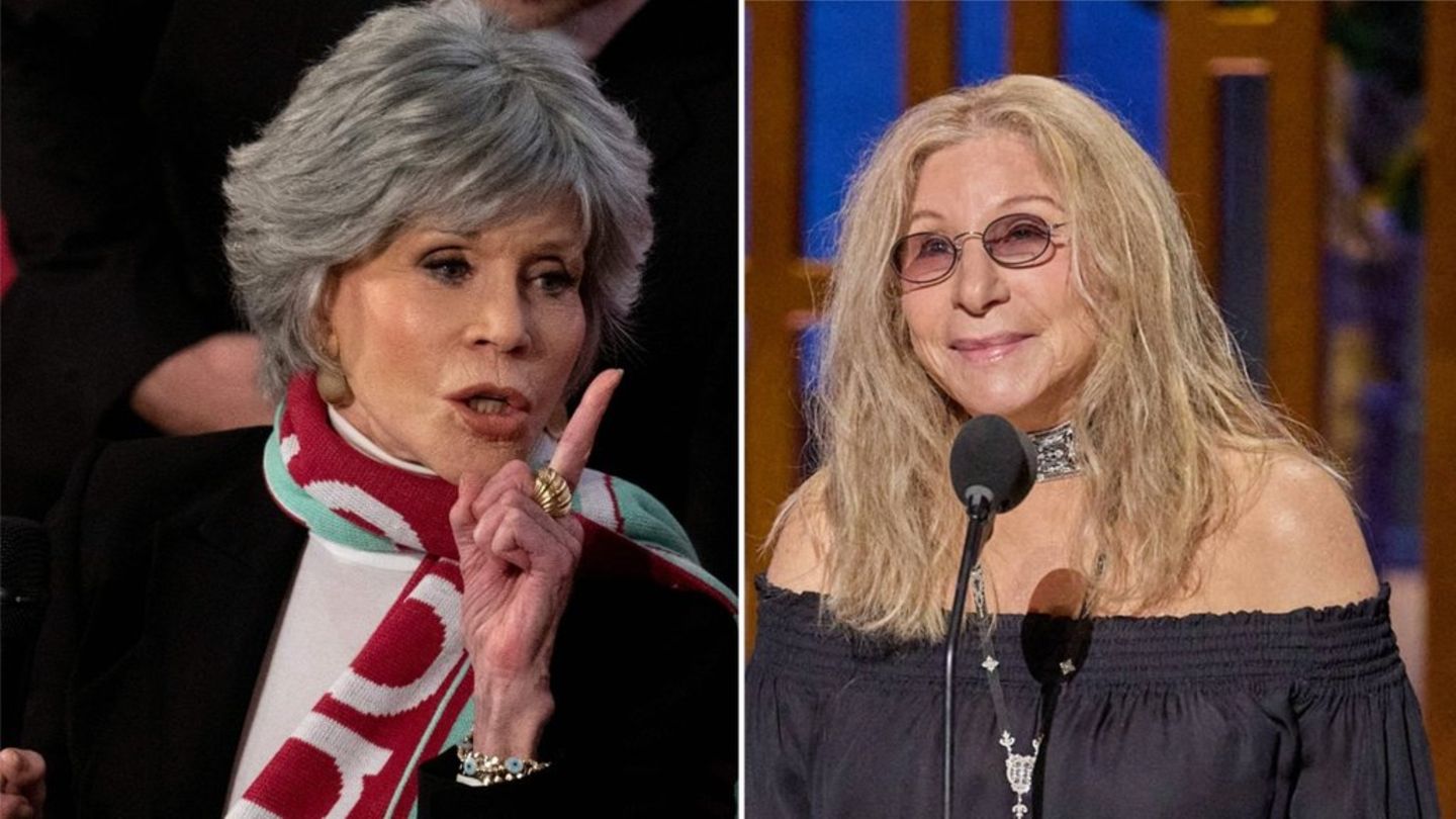 Jane Fonda (l.) wäre gerne anstelle von Barbra Streisand bei den Oscars aufgetreten.