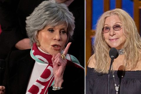 Jane Fonda (l.) wäre gerne anstelle von Barbra Streisand bei den Oscars aufgetreten.
