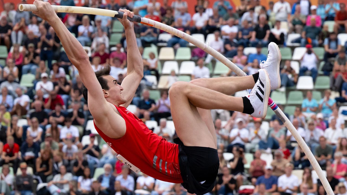 Gillian Ladwig holte sich im vergangenen Jahr im Stabhochsprung den deutschen Meistertitel. (Archivbild) Foto: Sven Hoppe/dpa