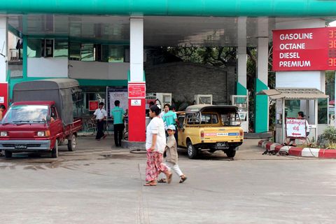 Ölkrise: Die Ölkrise wirkt sich auch auf Myanmars Treibstoffvorräte aus