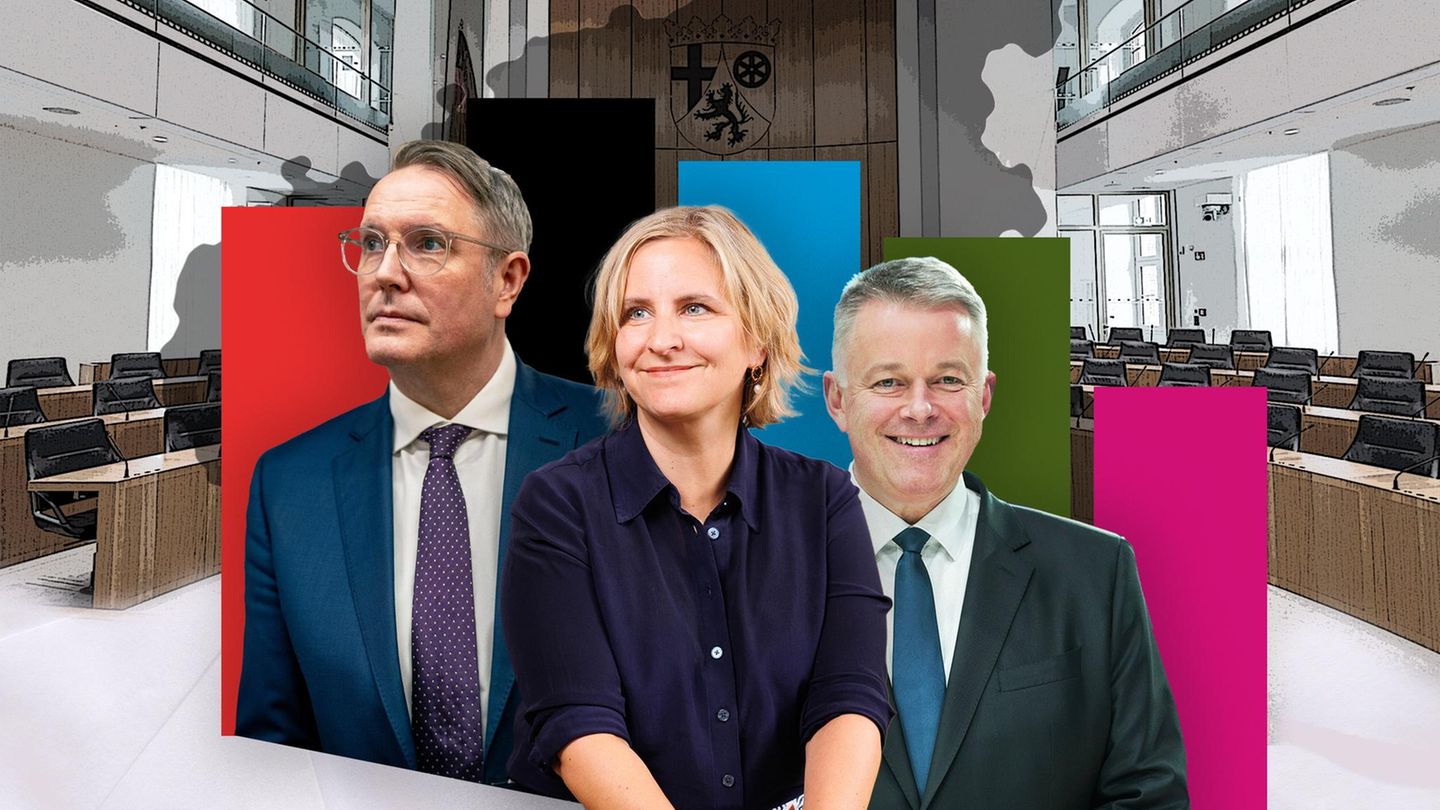 Collage zu Landtagswahl 2026 in Rheinland-Pfalz