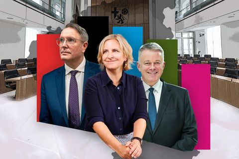 Collage zu Landtagswahl 2026 in Rheinland-Pfalz