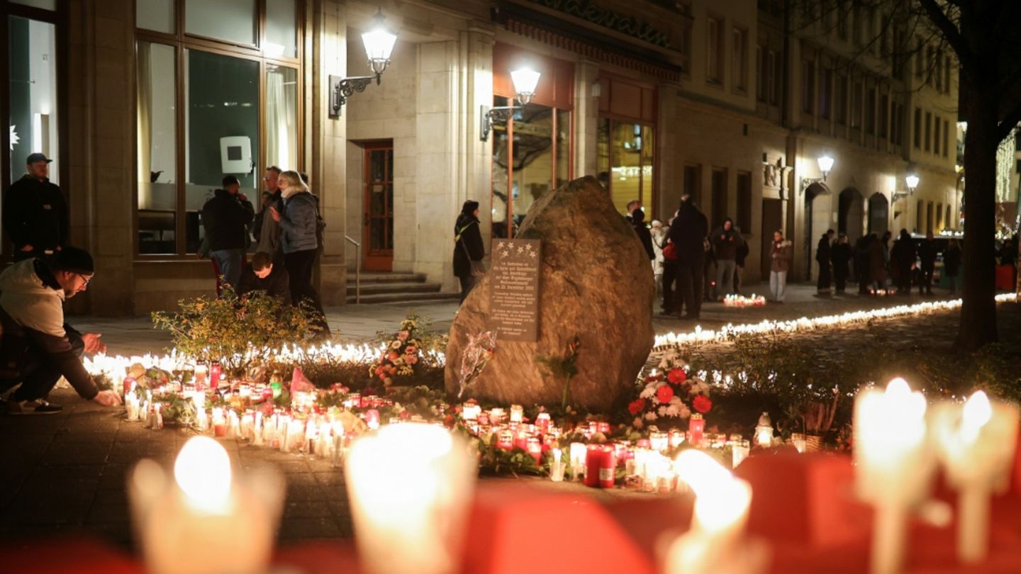 Gedenken an Opfer in Magdeburg im Dezember 2025