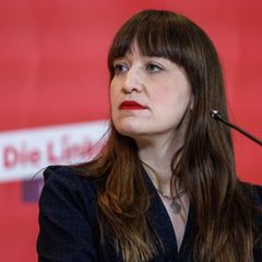 Eher leise beim Thema Antisemitismus? Bundestagsfraktionschefin Heidi Reichinnek