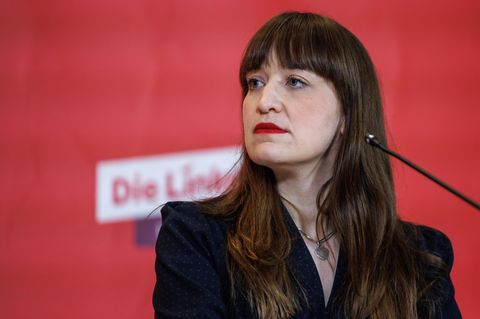 Eher leise beim Thema Antisemitismus? Bundestagsfraktionschefin Heidi Reichinnek