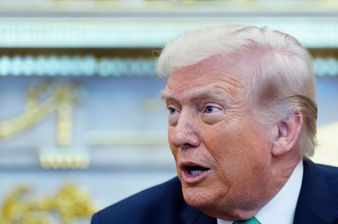 Trump schließt Einsatz von Bodentruppen im Iran nicht aus. Foto: Alex Brandon/AP/dpa