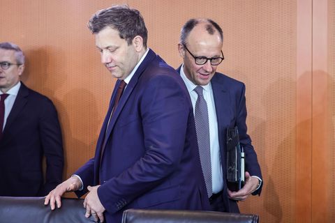 Kanzler Merz, Finanzminister Klingbeil
