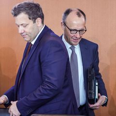 Kanzler Merz, Finanzminister Klingbeil