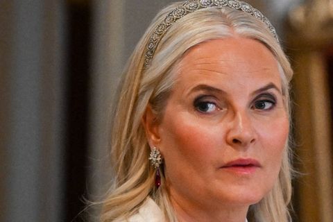 Mette-Marit während eines Galadinners im vergangenen Jahr.