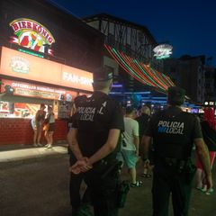 Polizisten am Ballermann auf Mallorca