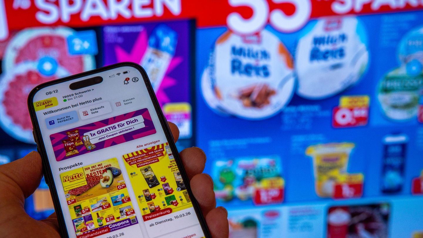 Discounter Netto bietet Kunden in seiner App zusätzliche Rabatte an. Foto: Jens Büttner/dpa