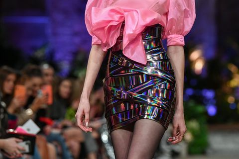 Im Jahr 2020 auf dem Laufsteg der Berliner Fashion Week. Foto: Jens Kalaene/dpa-Zentralbild/ZB