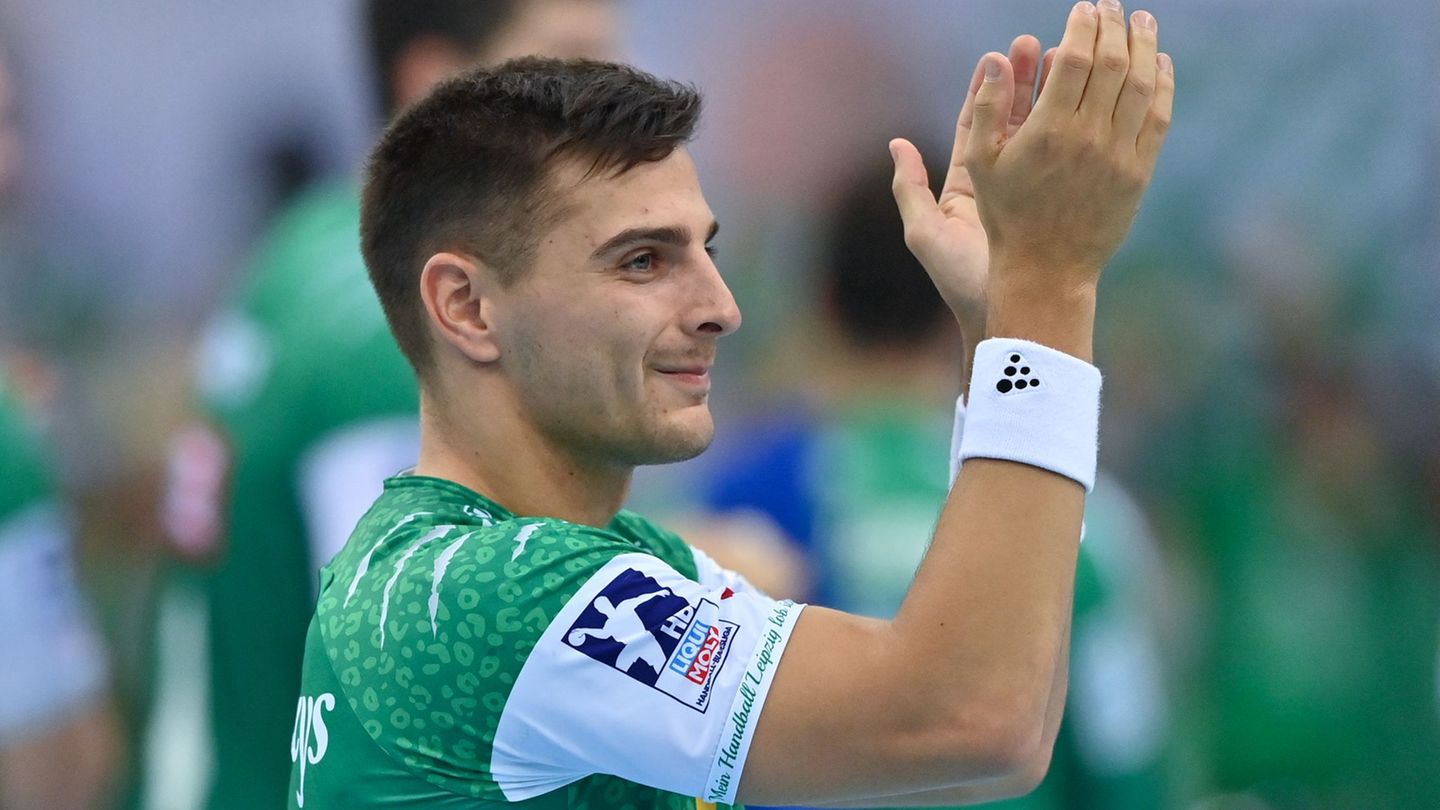 Lucas Krzikalla verlässt Handball-Bundesligist Leipzig am Saisonende. (Archivbild) Foto: Hendrik Schmidt/dpa-Zentralbild/ZB