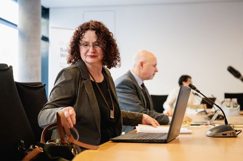 Die neue BSW-Fraktionschefin Sigrid Hupach war maßgeblich am Aufbau des Thüringer Landesverbands beteiligt. Foto: Jacob Schröter