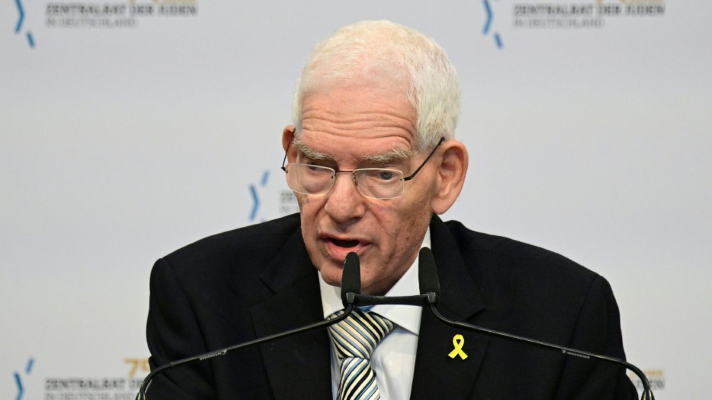 Zentralrats-Präsident Schuster