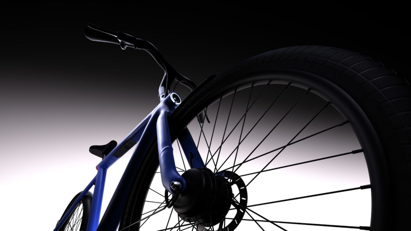 Das VanMoof S6 von unten aufgenommen