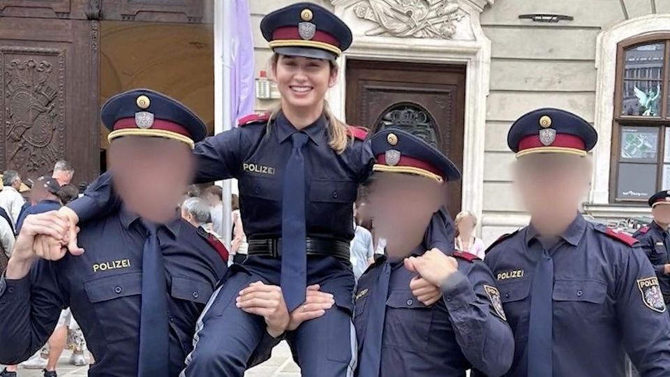 Sarah Omari in ihrem früheren Job als Polizistin.