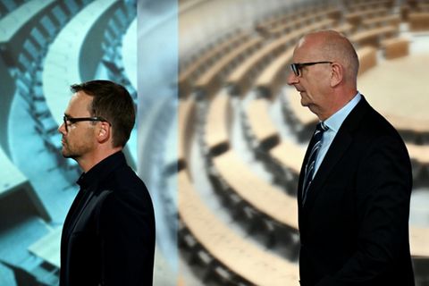 Jan Redmann und Dietmar Woidke