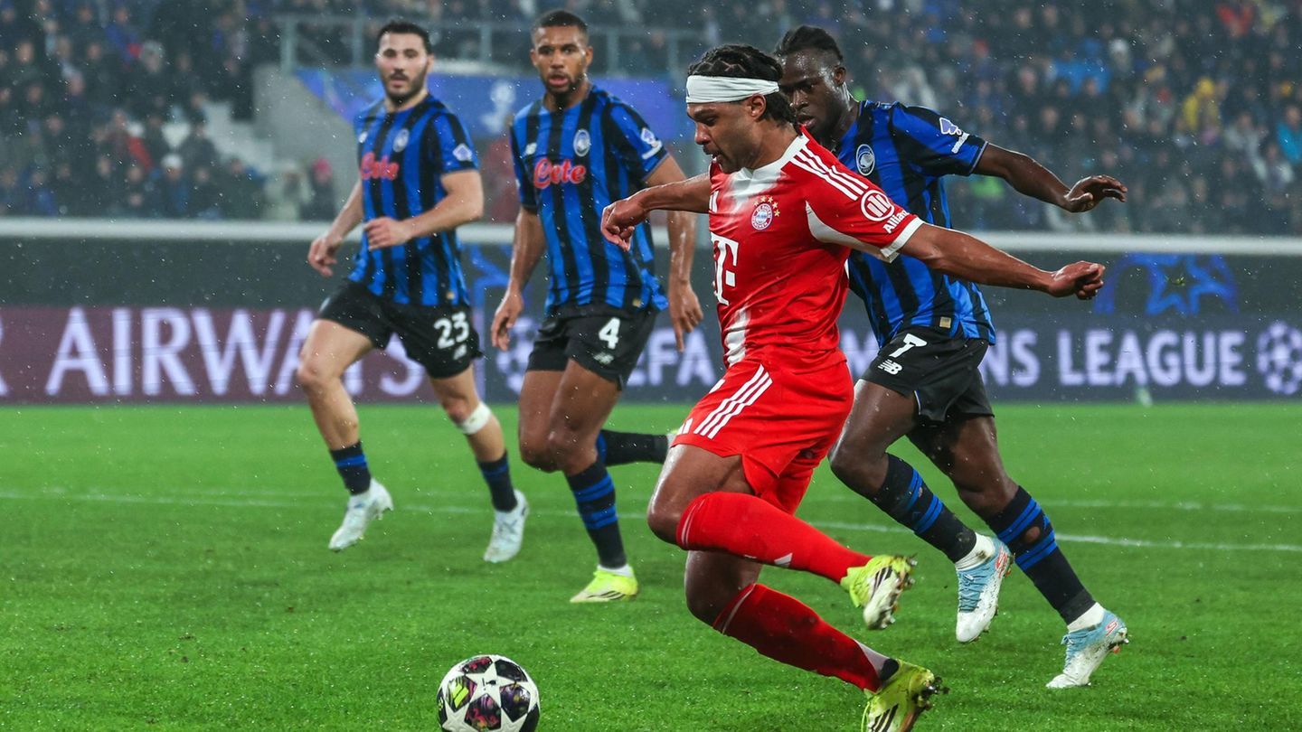 Champions League: Serge Gnabry vom FC Bayern gegen Atalanta Bergamo