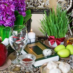 Haft-Sin zu persischem Neujahrsfest Nowruz