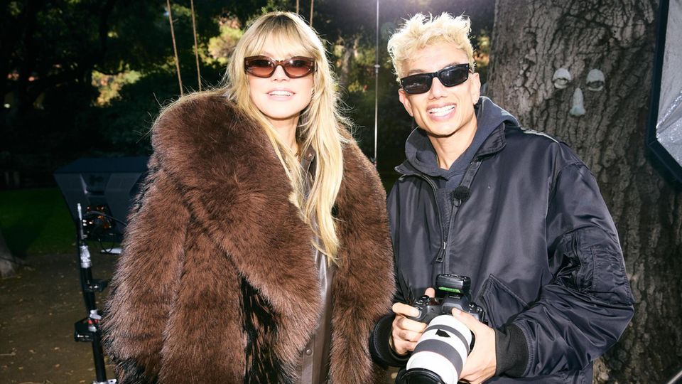 Heidi Klum und Fotograf Vijat Mohindra