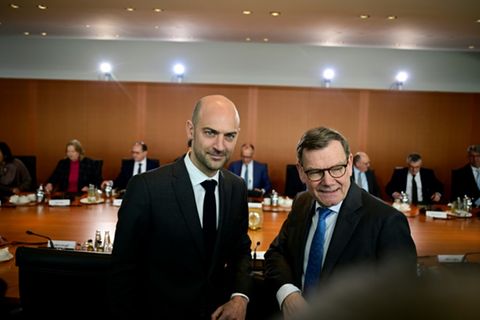 Johann Wadephul (rechts) und Jean-Noël Barrot