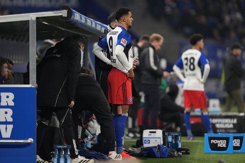 Zuletzt häufig nur Bankspieler beim HSV: Robert Glatzel. (Archivbild) Foto: Marcus Brandt/dpa