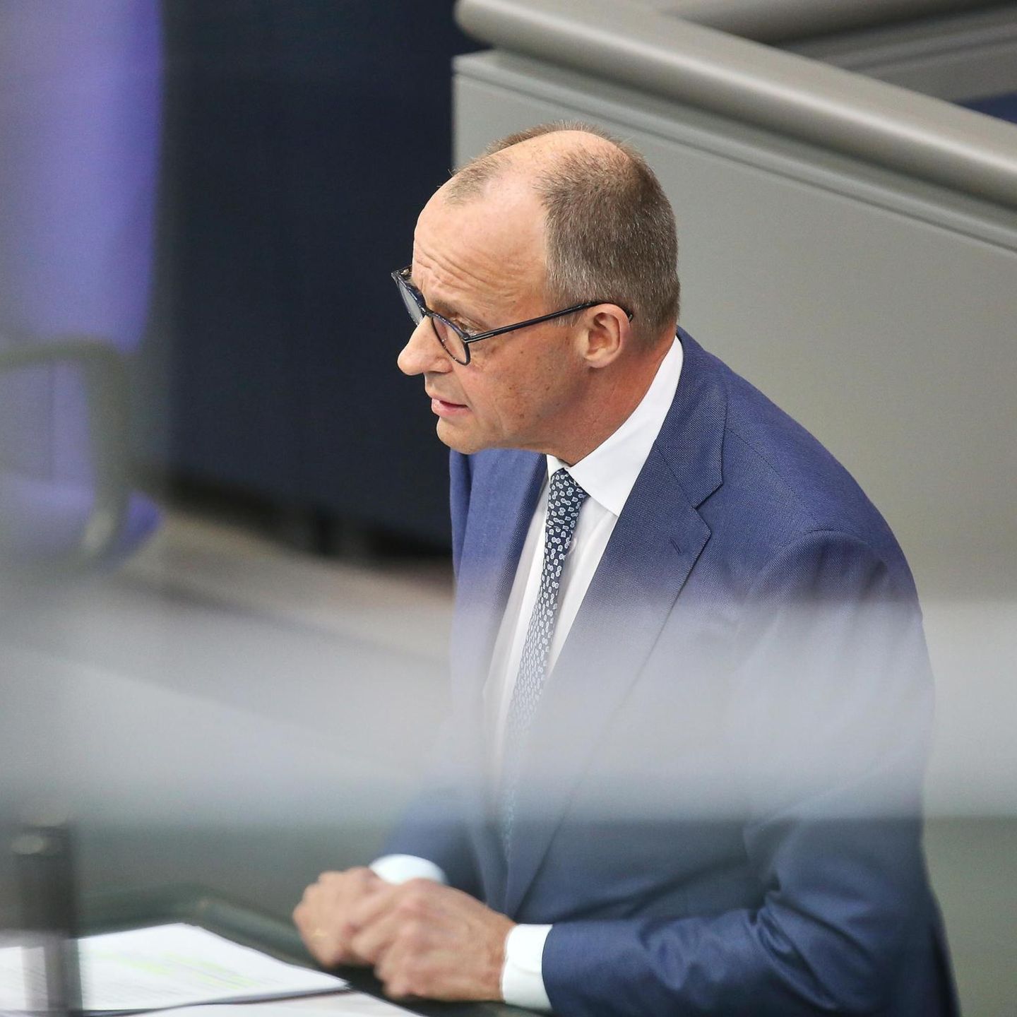 Friedrich Merz während seiner Regierungserklärung im Deutschen Bundestag