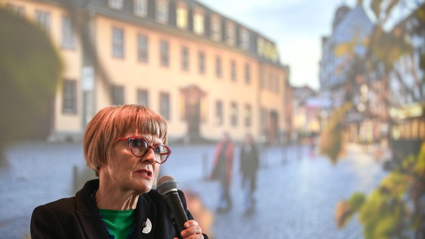 Die Präsidentin der Klassik Stiftung Weimar Ulrike Lorenz betonte, dass trotz der Schließung des Goethe-Wohnhauses für Besucher