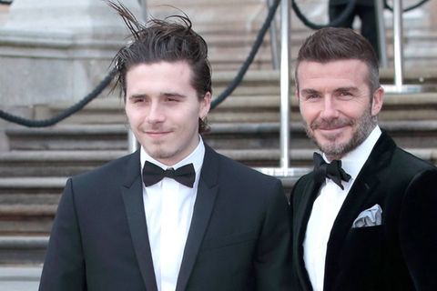 Ein Bild aus früheren Tagen: Brooklyn und David Beckham bei einer Veranstaltung in London im Jahr 2019.