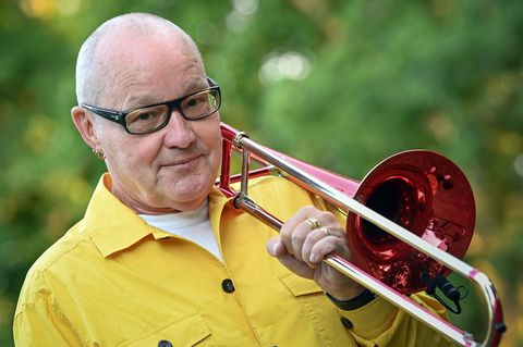 Der schwedische Posaunist und Sänger Nils Landgren ist künstlerischer Leiter von Jazz Baltica. (Archivbild) Foto: Patrick Pleul/