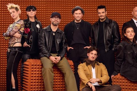 Die Teilnehmer von "Sing meinen Song" 2026: Deine Cousine, Klaus Meine, Mark Forster, Johannes Oerding, Tream, Giovanni Zarrel