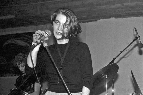 Bettina Köster tritt mit ihrer Band Malaria! im Jahr 1982 auf